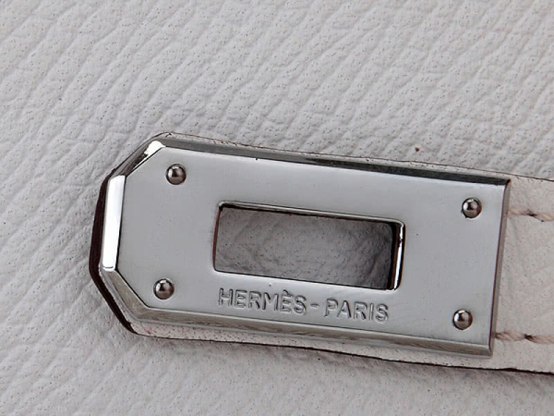 Hermes Epsom Original Calfskin Kelly Long Wallet White 4