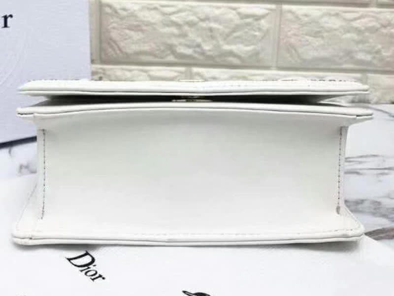 Dior Small Diorama Calfskin Bag White d0421-13 8