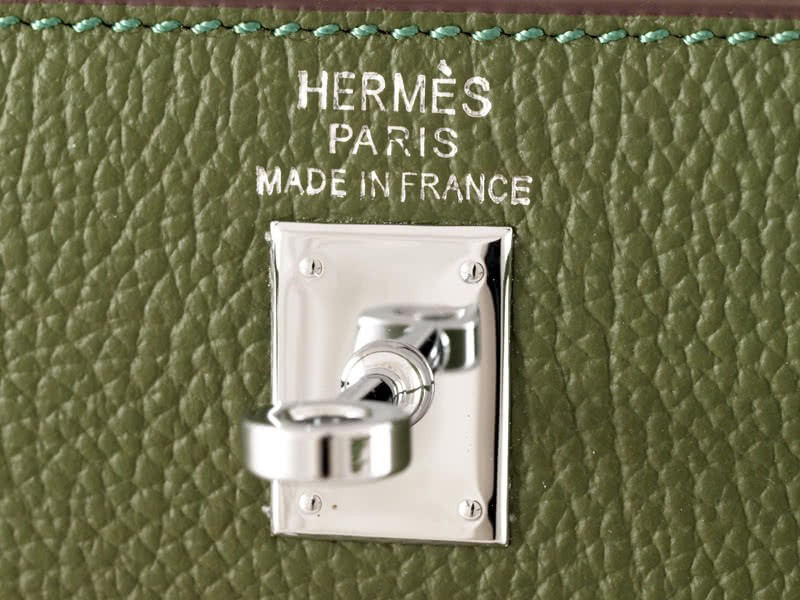 Hermes Kelly Pochette Longue Green 8