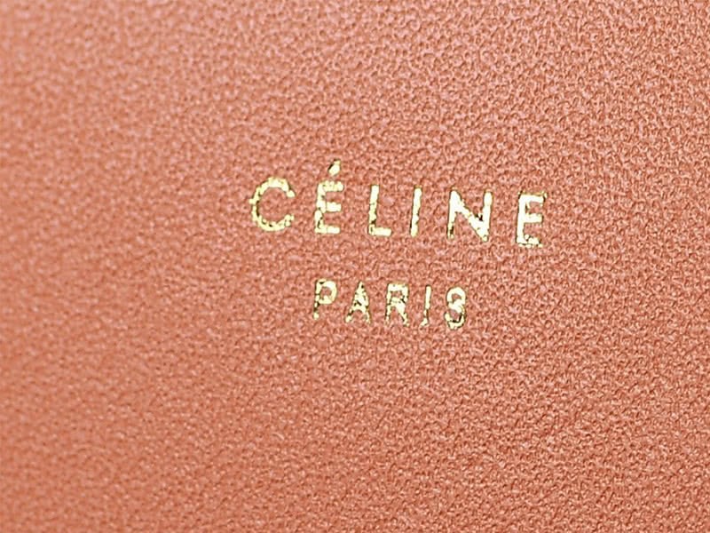 Celine Tie Nano Top Handle Bag Leather Camel 13