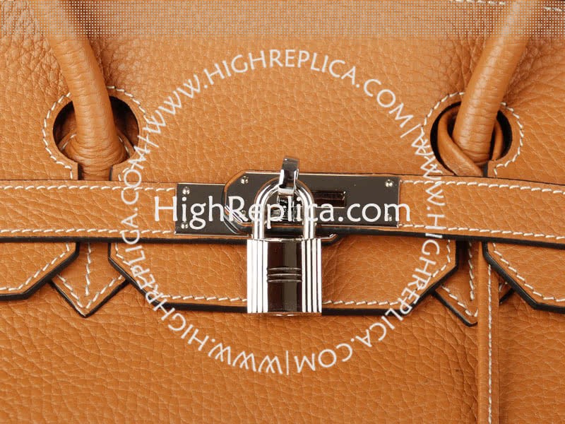Hermes Birkin 35cm Togo Leather Brown Gold 6
