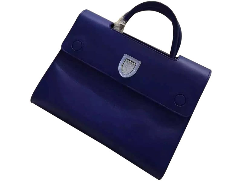 Dior Diorever Bag Noisette Prestige Calfskin Blue 3