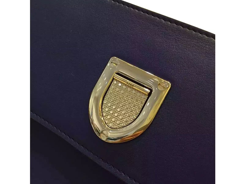 Dior Diorever Bag Noisette Prestige Calfskin Blue 7