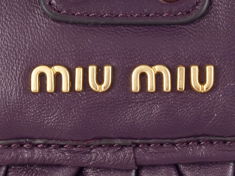 Miu Miu Small Coffer Bag Purple 8