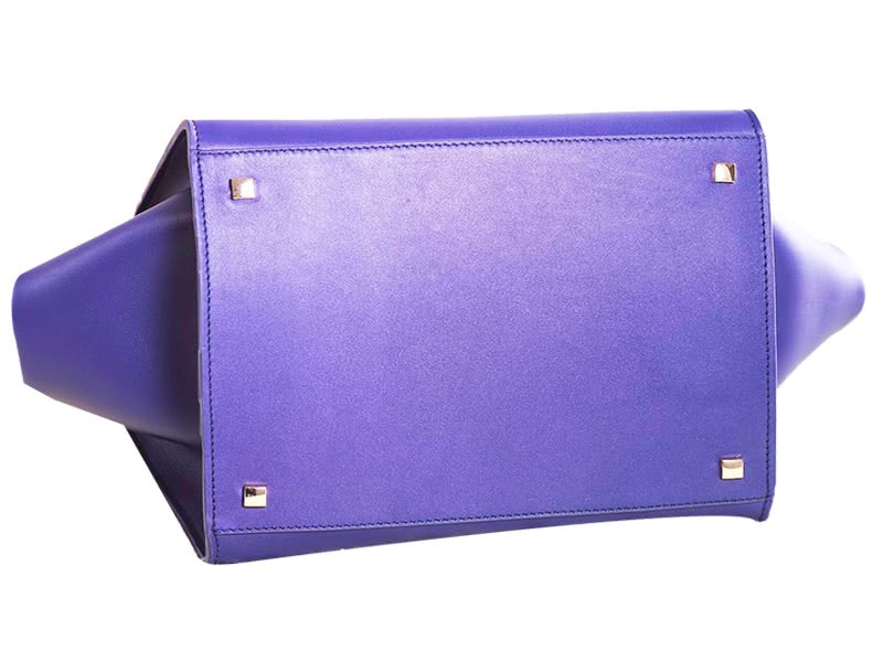 Celine Tie Bag Original Leather Violet 5