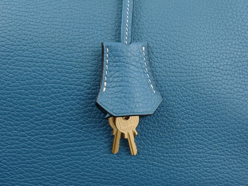 Hermes Birkin 35 Togo Leather Blue 8