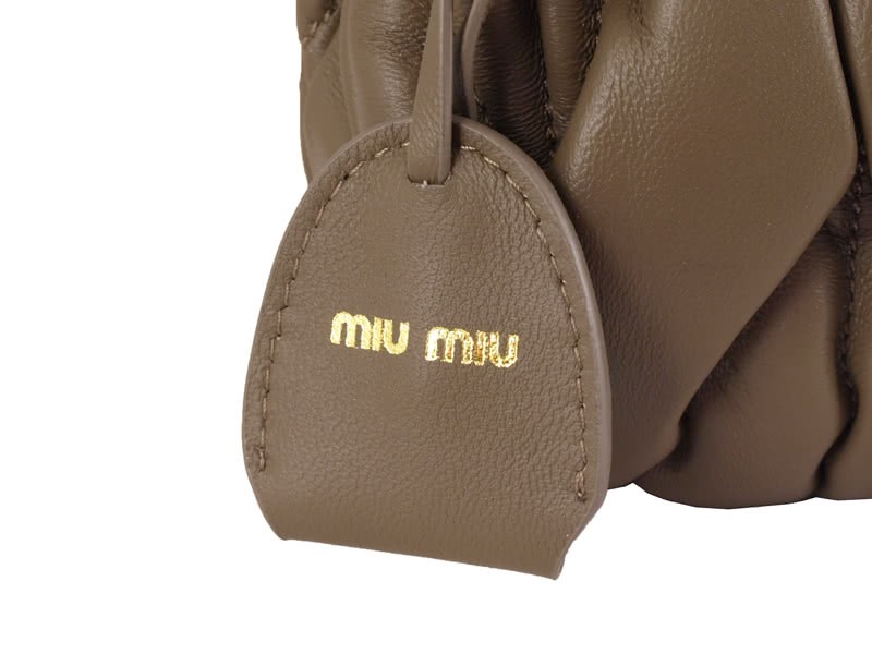 Miu Miu Small Coffer Bag Khaki 6