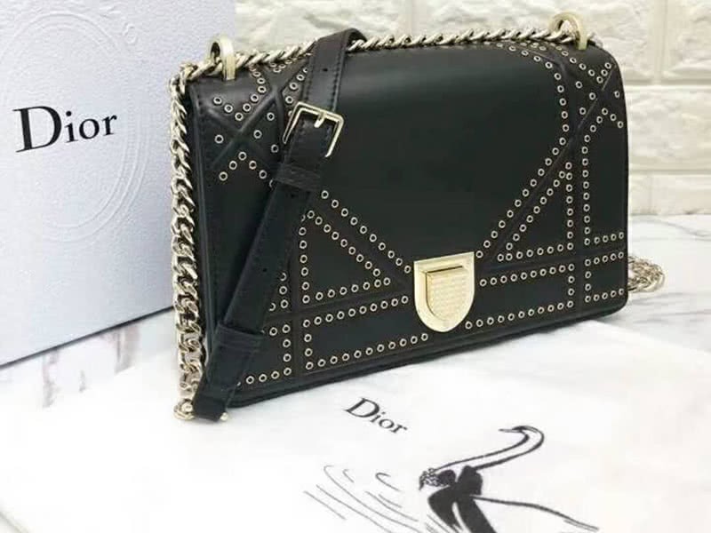 Dior Diorama Calfskin Bag Black d0422-1 3