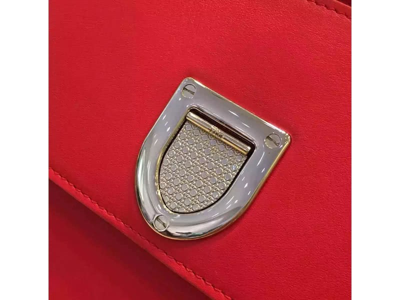 Dior Diorever Bag Noisette Prestige Calfskin Red 9