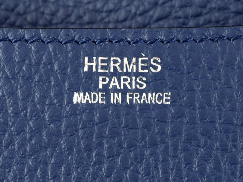 Hermes Constance 23 Single Shoulder Bag Togo Leather Dark Blue 8