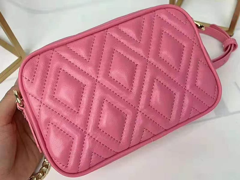 Miu Miu Calfskin Leather Belt Bag Hot Pink 3