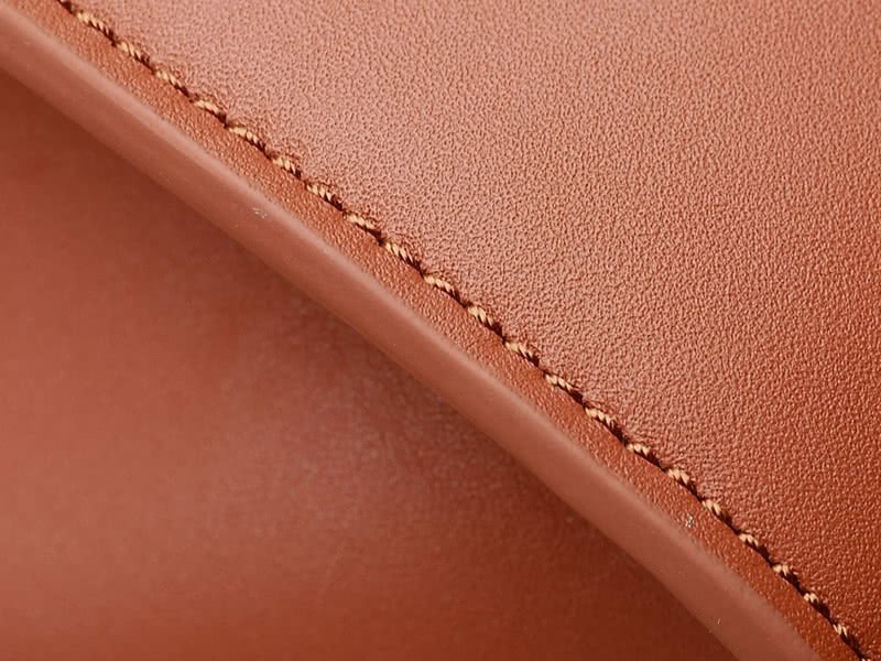 Celine Tie Nano Top Handle Bag Leather Camel 17