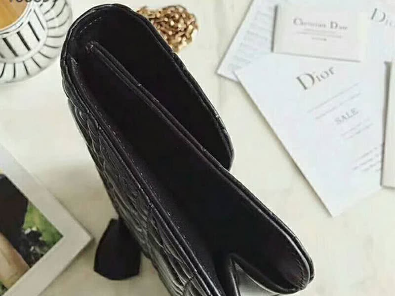 Dior Dioraddict Lambskin Bag Black d5818 6