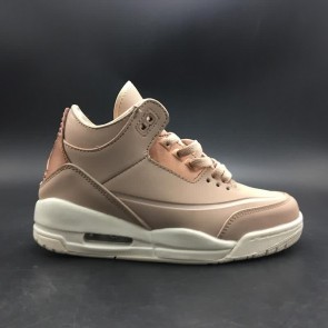 Air Jordan 3 Shoes Rose Gold Women