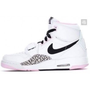 Air Jordan Legacy White Black And Pink Women