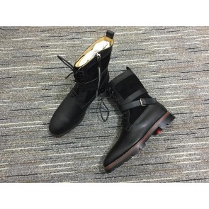Christian Louboutin Boots Leather Black Men