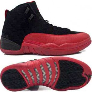 Air Jordan 12 Red And Black Men