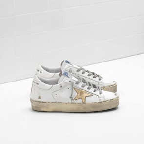 Golden Goose HI STAR Sneakers G33WS945.A7 calf leather Slight vintage treatment worn effect