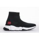 Balenciaga Speed Sock Boots black White Red BB