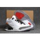Air Jordan 3 Shoes White And Grey Men