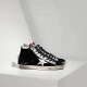 GGDB FRANCY SNEAKERS IN SUEDE WITH LEATHER STAR black suede strawber