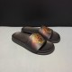 Versace Top Quality Slippers Black And Yellow Men