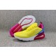 Nike Air Max 270 Women Yellow Pink Shoes