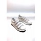 Alexander McQueen Sneakers Leather Rivets All White Men
