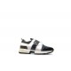 Hermes Fashion Comfortable Shoes Cowhide Black And White Men
