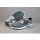 Nike Air Max 90 Leather Grey Black Shoes Men