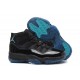 Air Jordan 11 All Black Upper Blue Sole Women