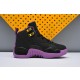 Air Jordan 13 Kids Black Upper And Purple Sole