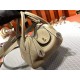Hermes Mini Lindy Taurillon Clemence 20 Gold Hardware Grey