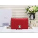 Dior Small Diorama Lambskin Bag Red d05263
