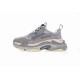 Womens Balenciaga Triple-S Trainers Gery Brown Blue Sneakers Sale