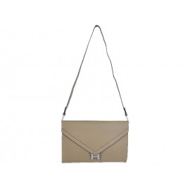Hermes Pilot Envelope Clutch Grey With Silver Hardware